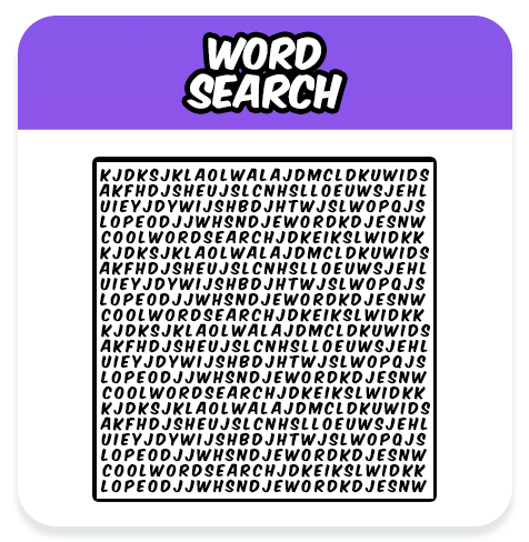 Word Searches For Your Business!